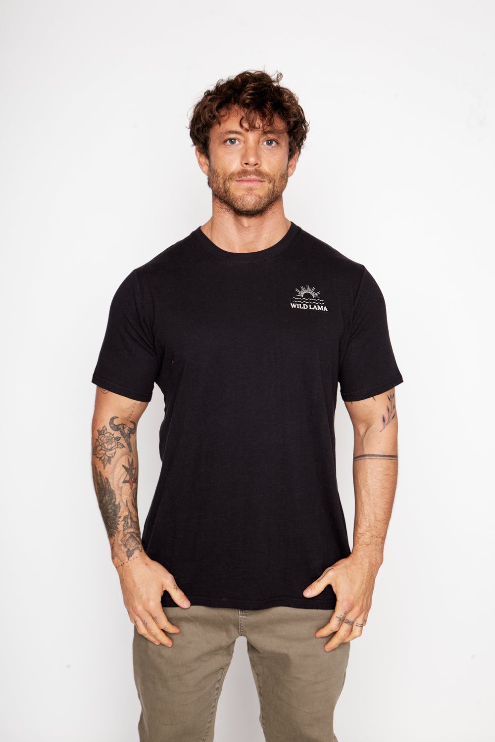 Polera Natre Cáñamo Negra Hombre