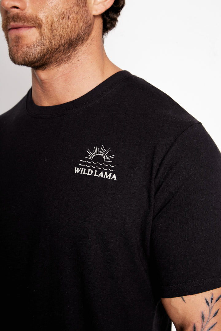 Polera Natre Cáñamo Negra Hombre