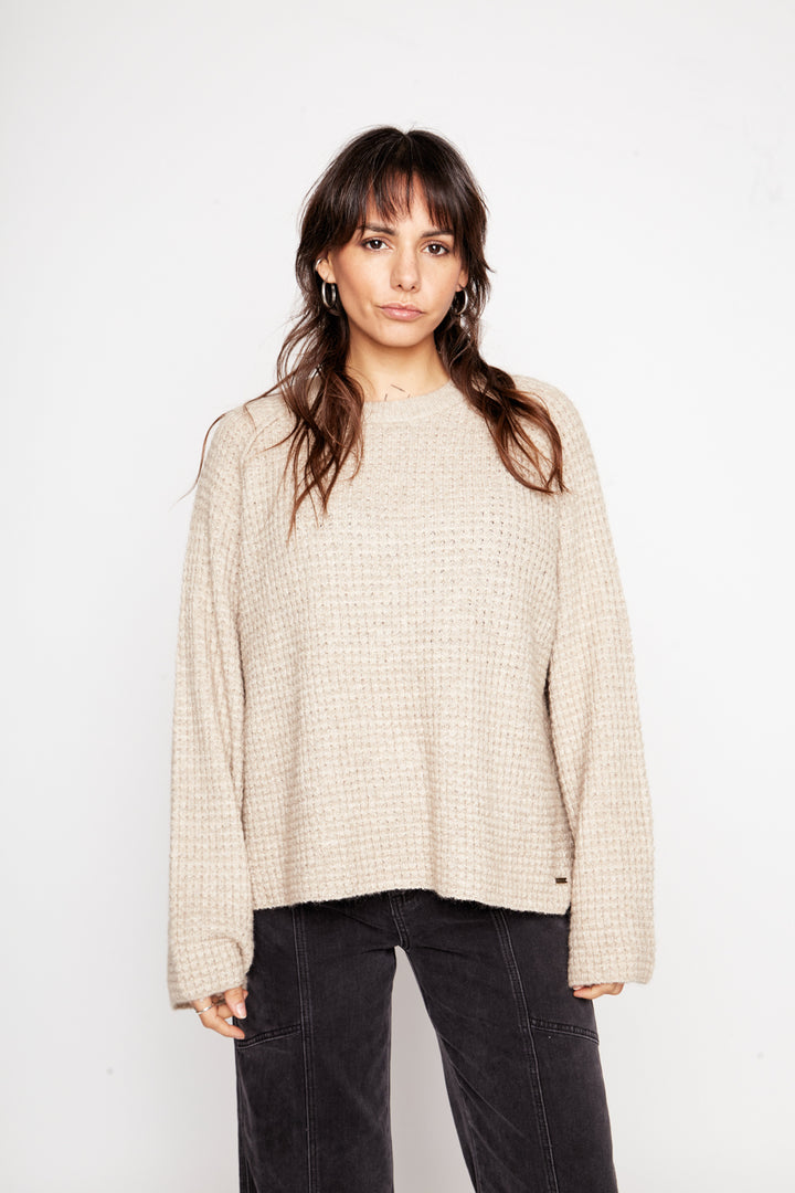 Sweater Akebia Reciclado Beige Mujer