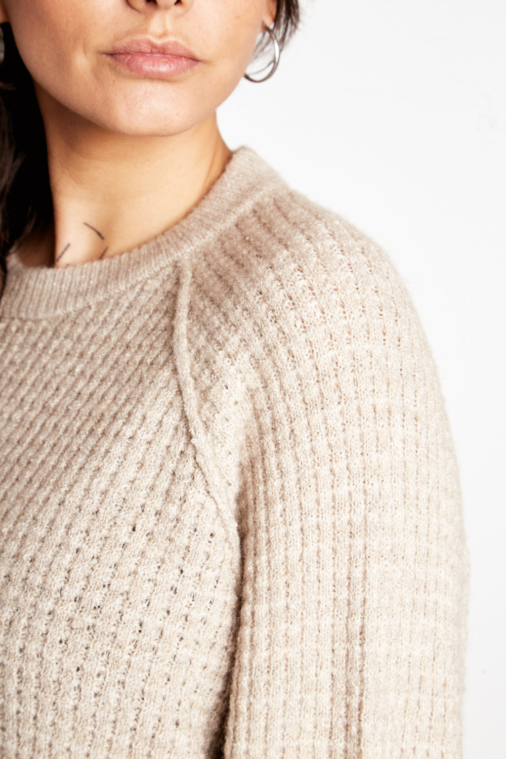 Sweater Akebia Reciclado Beige Mujer