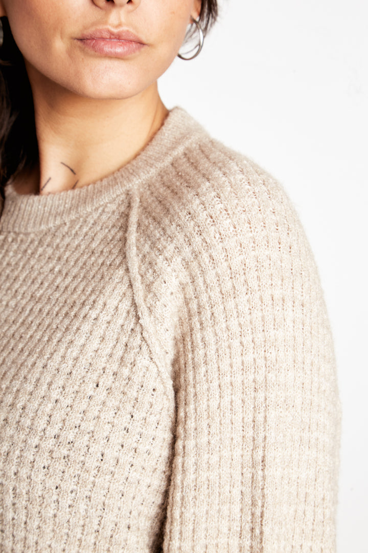 Sweater Akebia Reciclado Beige Mujer