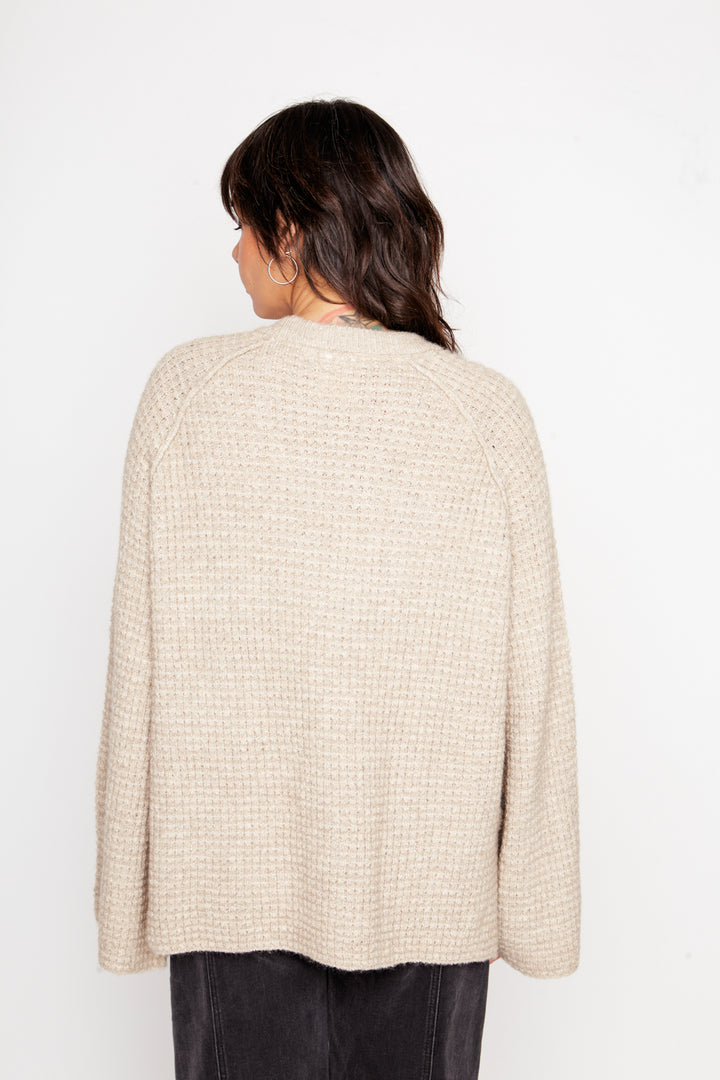Sweater Akebia Reciclado Beige Mujer