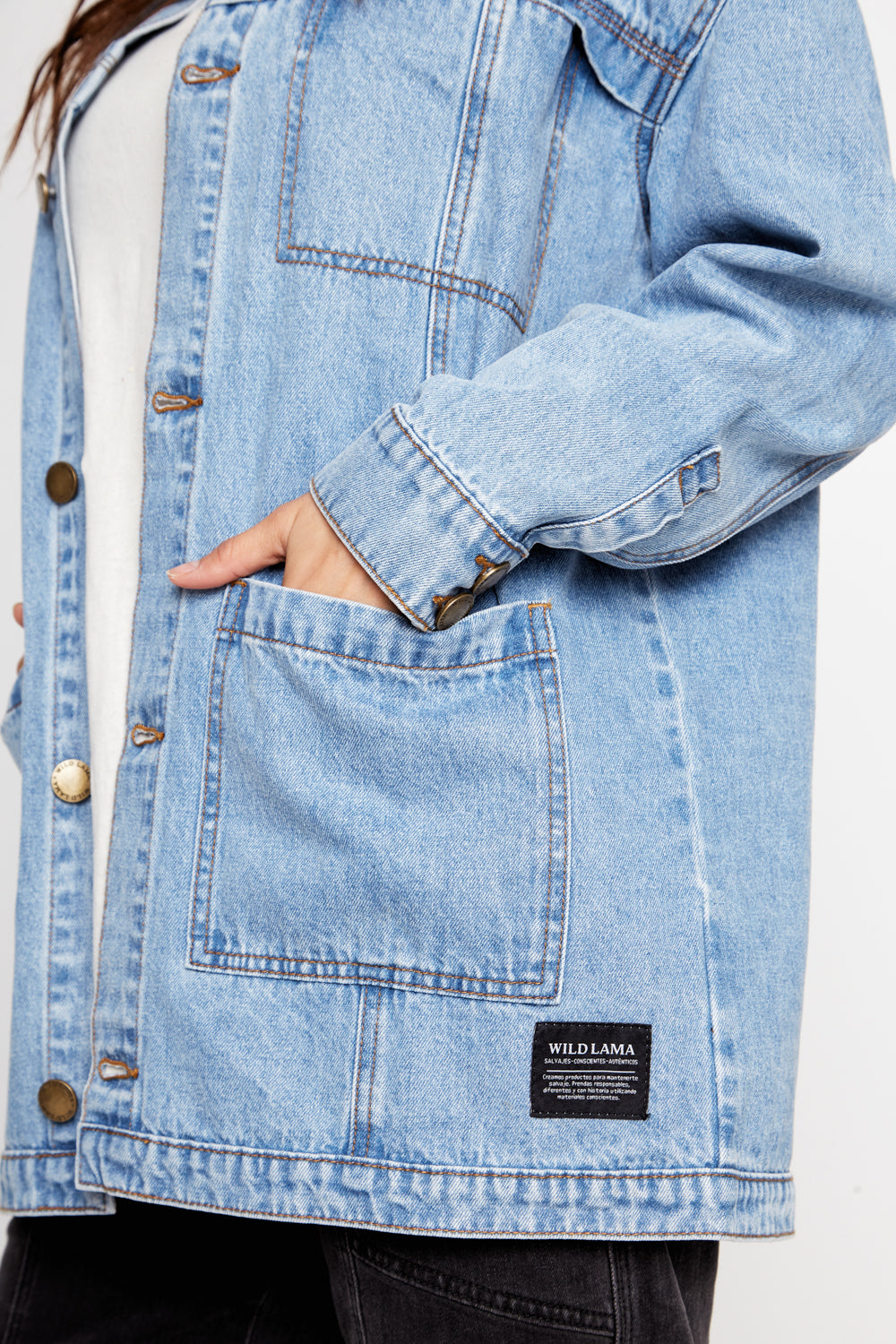 Chaqueta Artemisa Orgánica Denim Mujer
