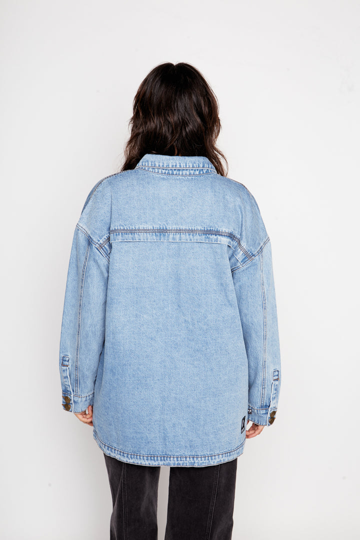 Chaqueta Artemisa Orgánica Denim Mujer
