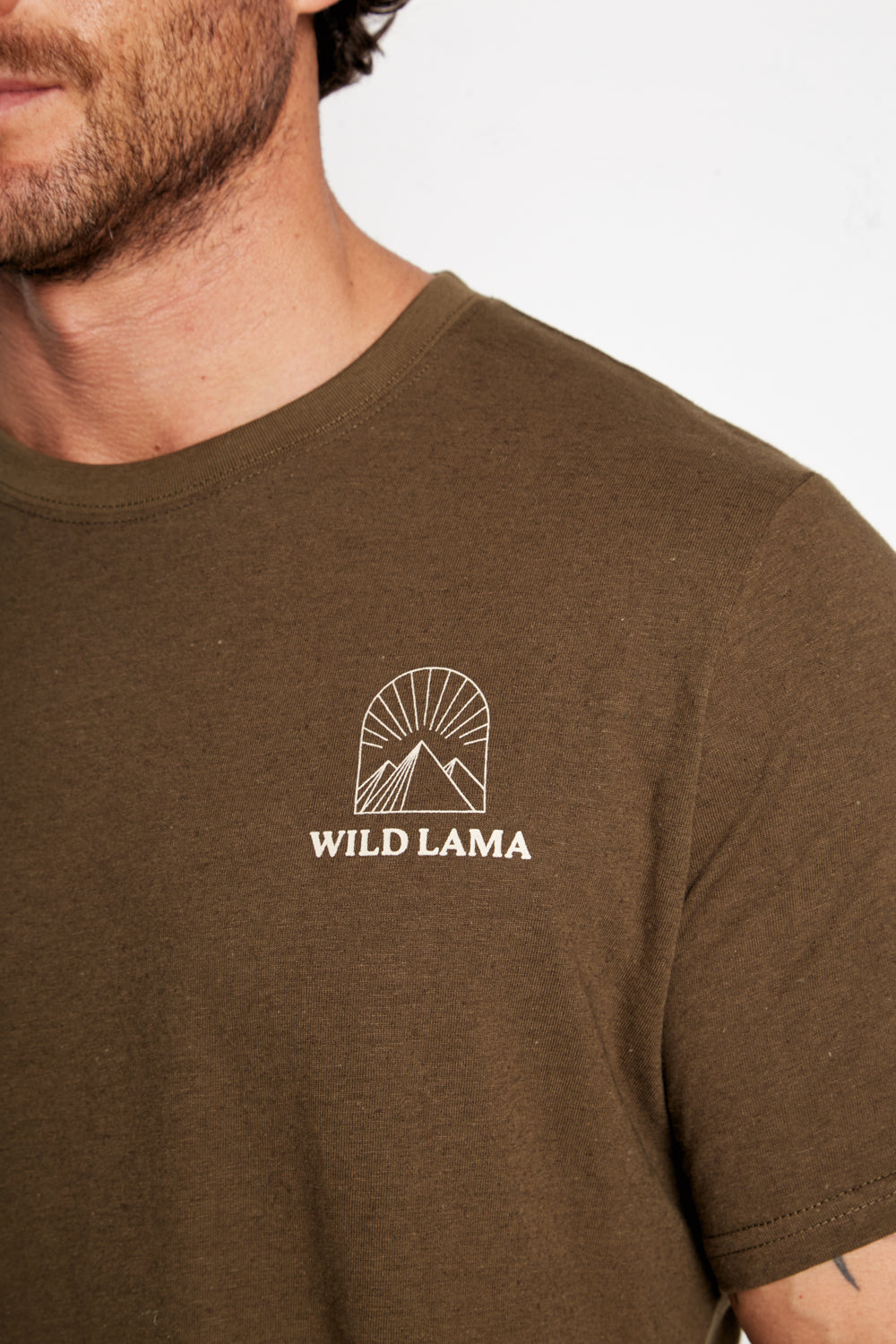 Polera Natre Cáñamo Verde Hombre