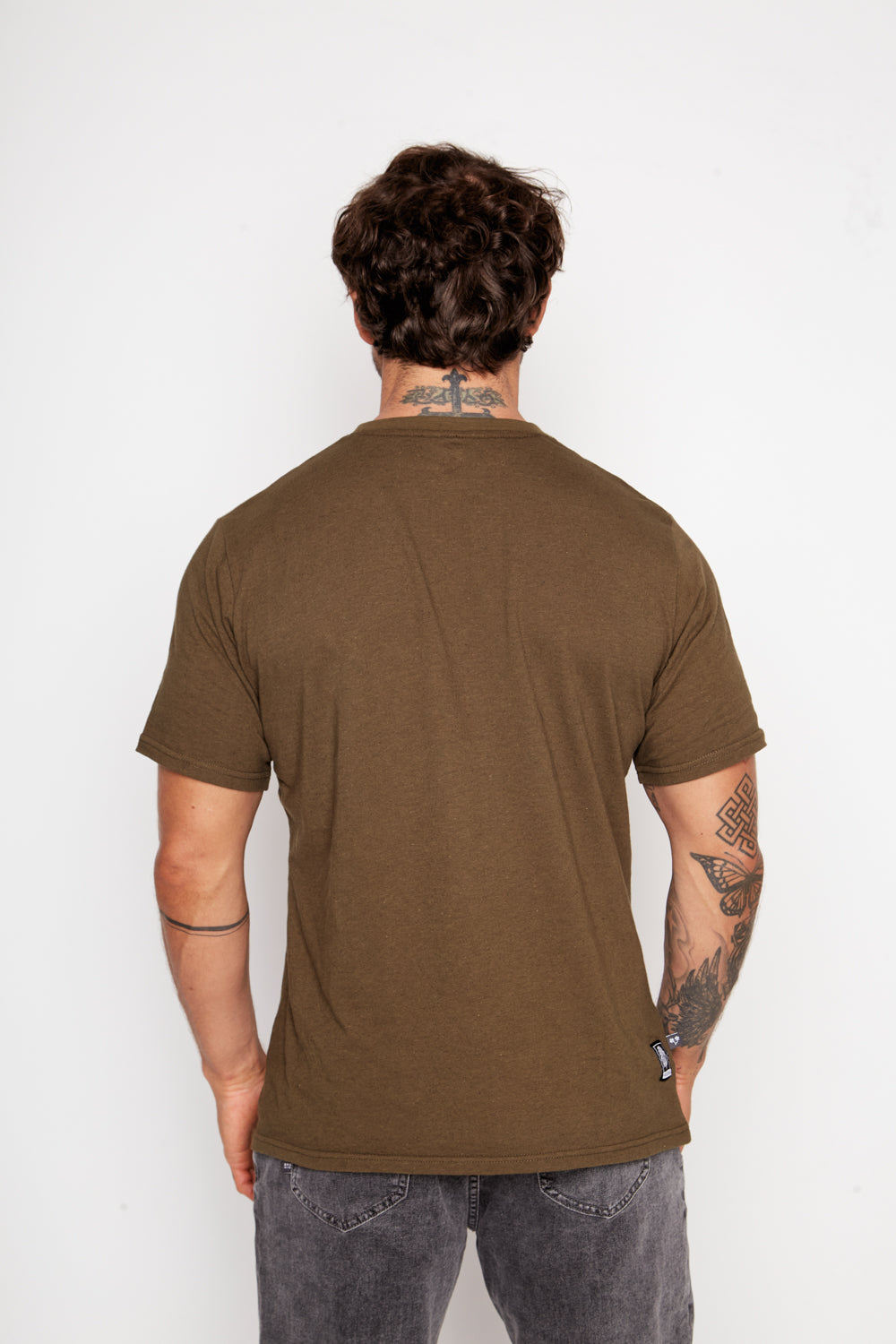 Polera Natre Cáñamo Verde Hombre