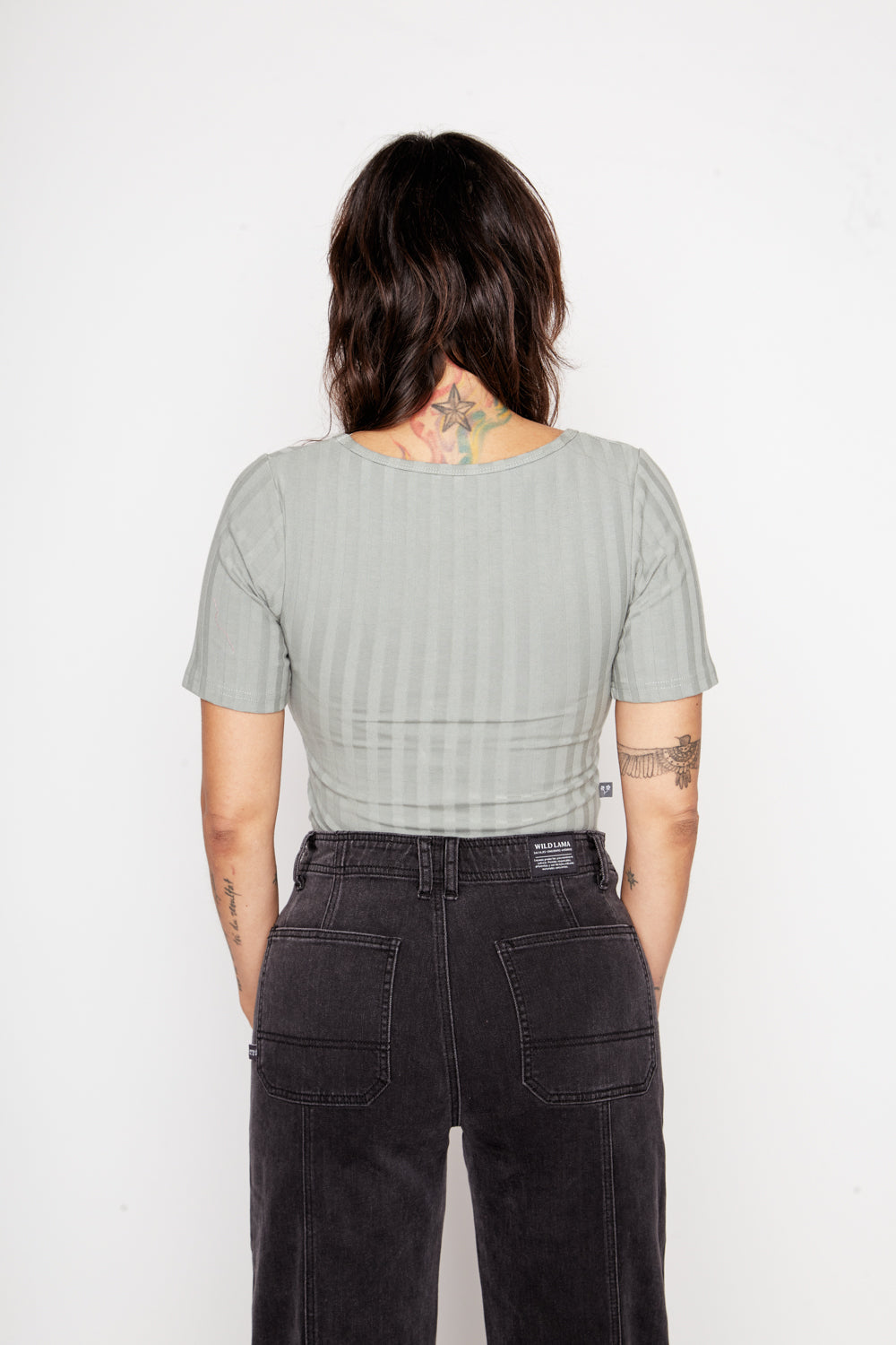 Polera Lupi Orgánica Verde Mujer