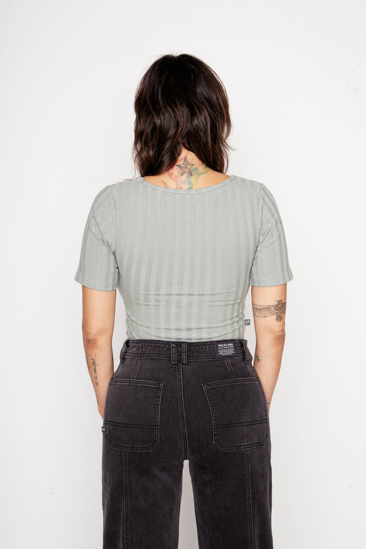 Polera Lupi Orgánica Verde Mujer