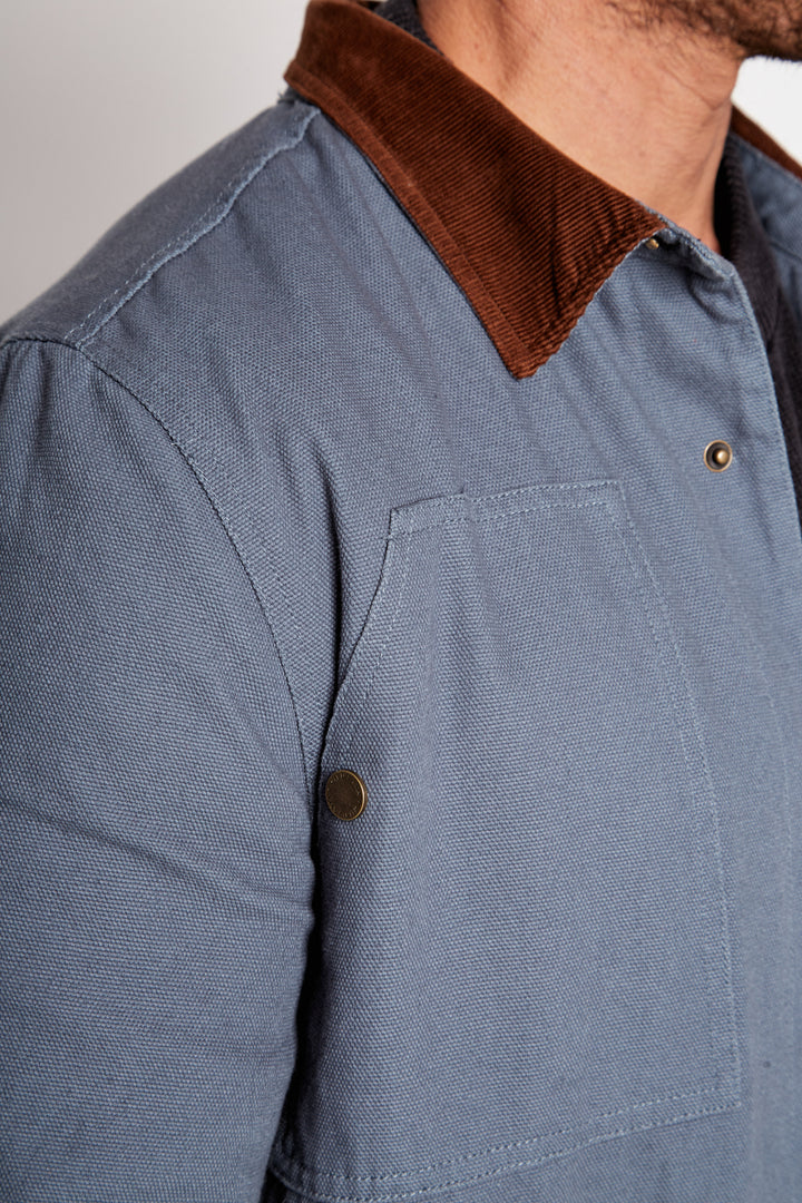 Chaqueta Roble Orgánica Azul Hombre