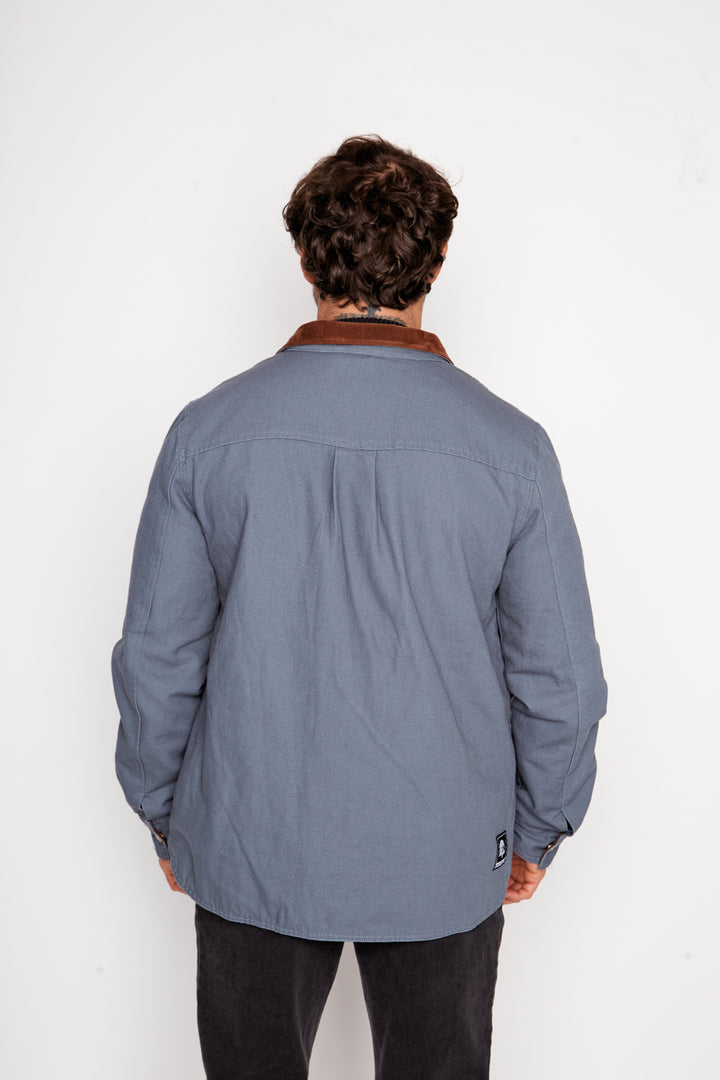 Chaqueta Roble Orgánica Azul Hombre