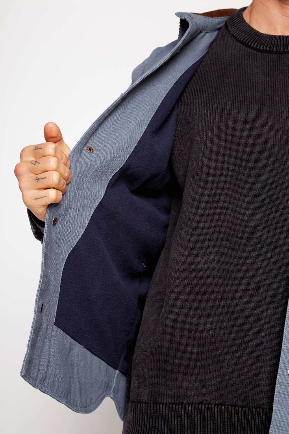 Chaqueta Roble Orgánica Azul Hombre