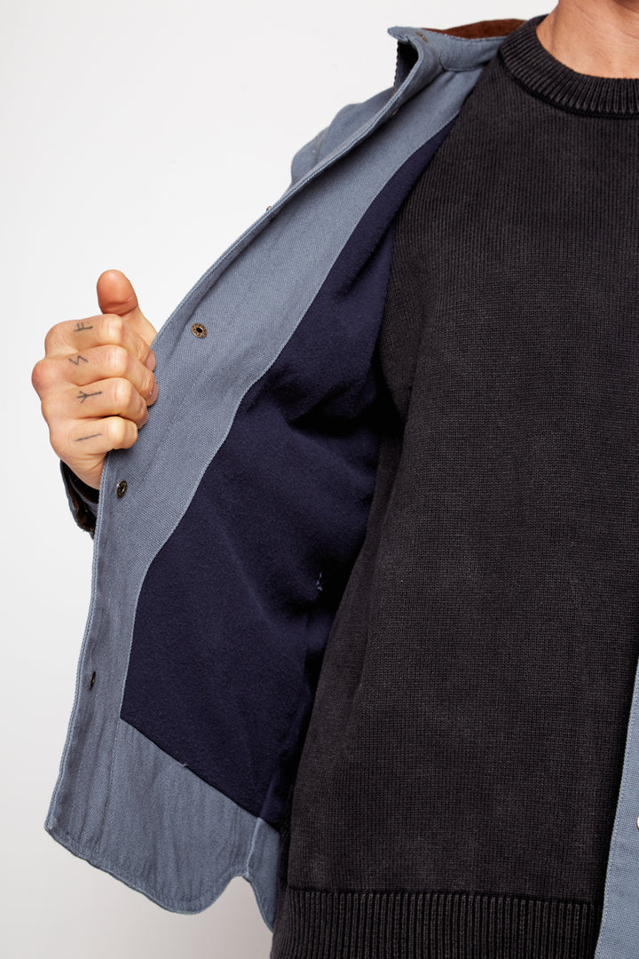 Chaqueta Roble Orgánica Azul Hombre