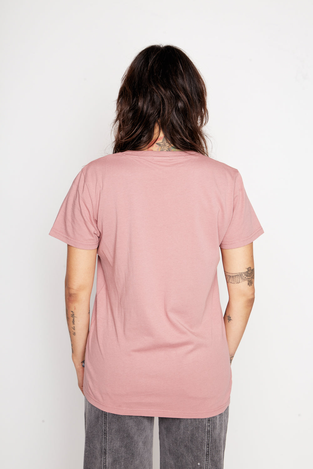 Polera Tila Orgánica Rosada Mujer