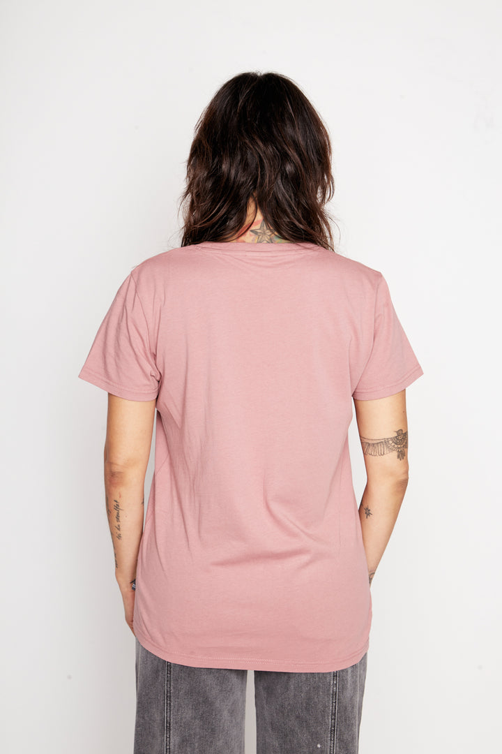 Polera Tila Orgánica Rosada Mujer
