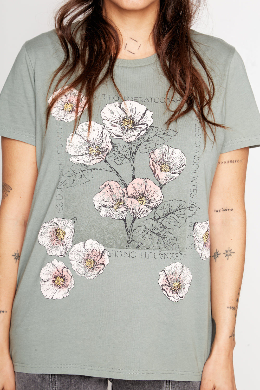 Polera Tila Orgánica Verde Mujer