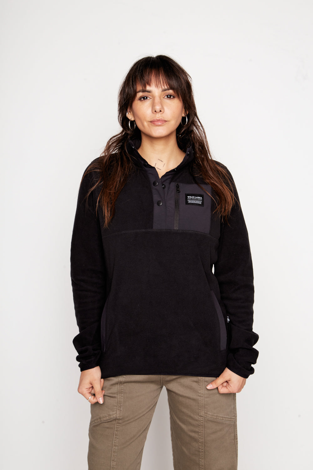 Polar Lava Reciclado Negro Mujer