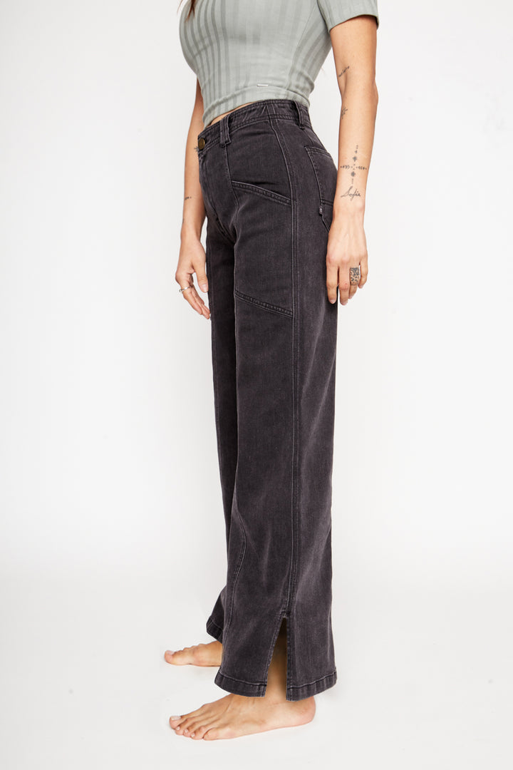 Pantalón Chuga Orgánico Negro Mujer