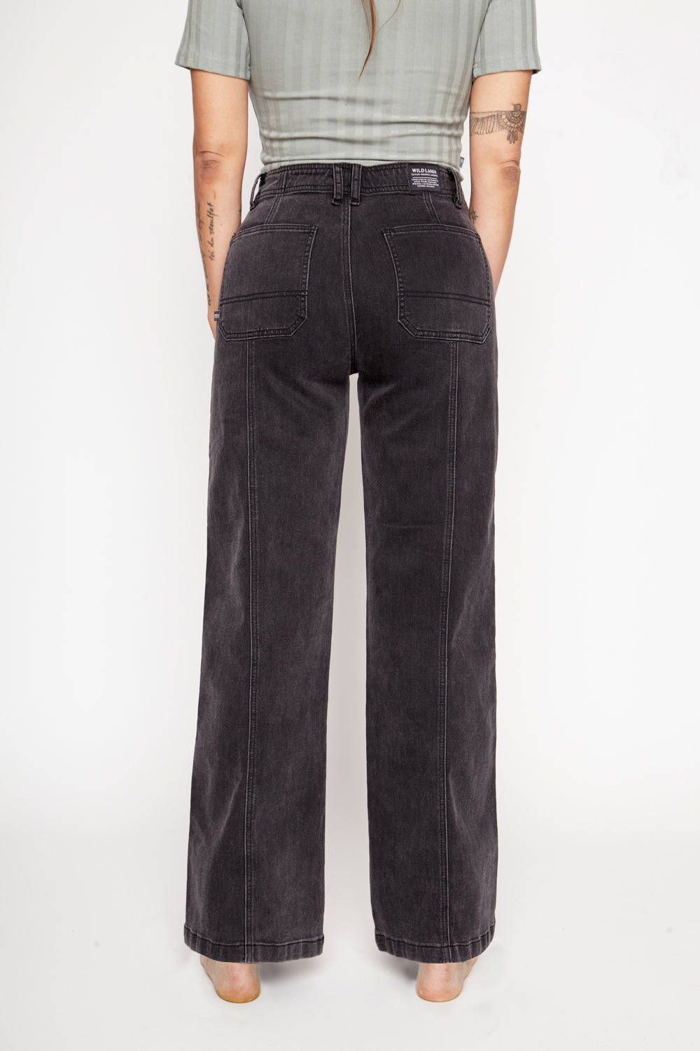Pantalón Chuga Orgánico Negro Mujer