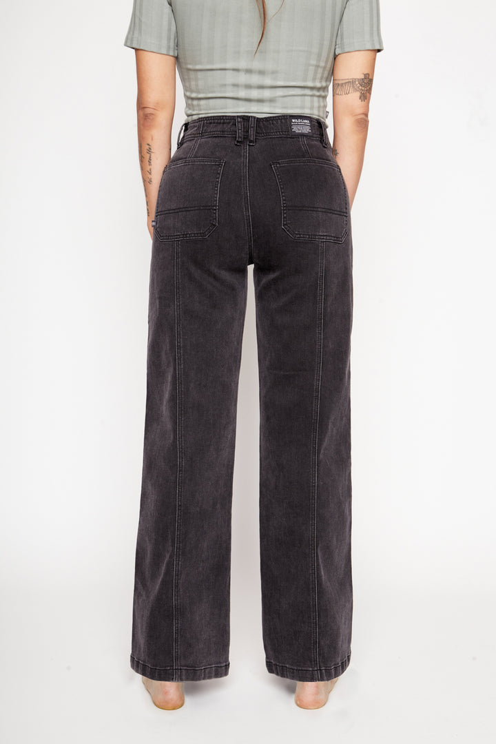 Pantalón Chuga Orgánico Negro Mujer