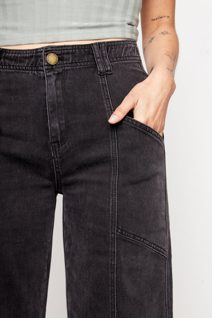 Pantalón Chuga Orgánico Negro Mujer