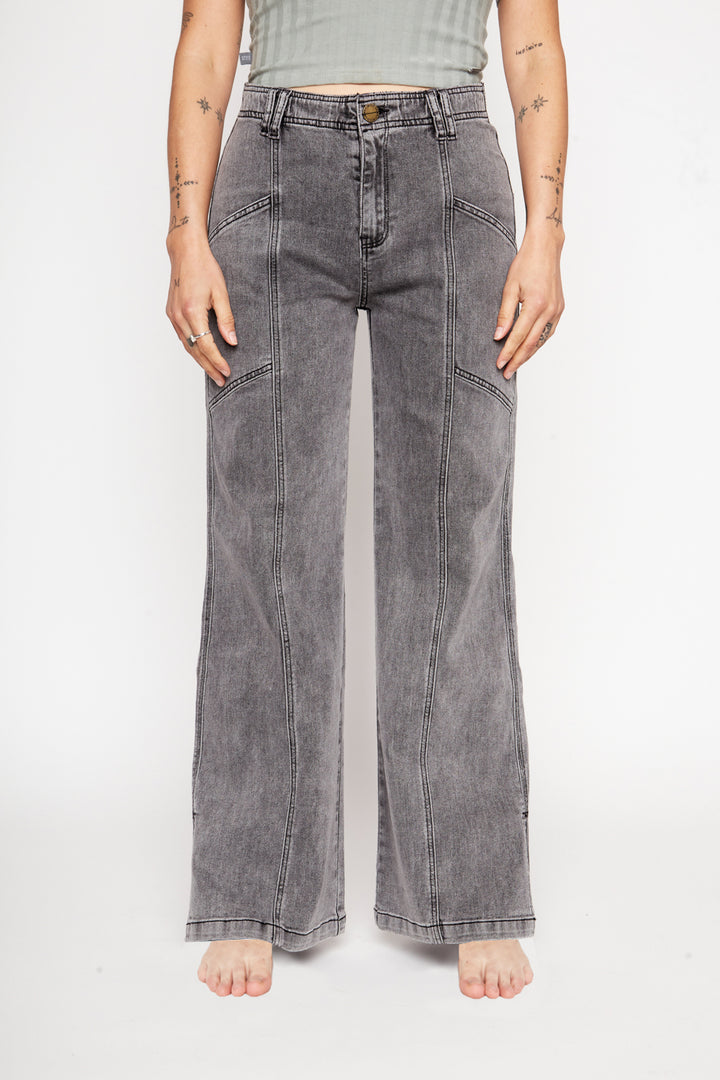 Pantalón Chuga Orgánico Gris Mujer