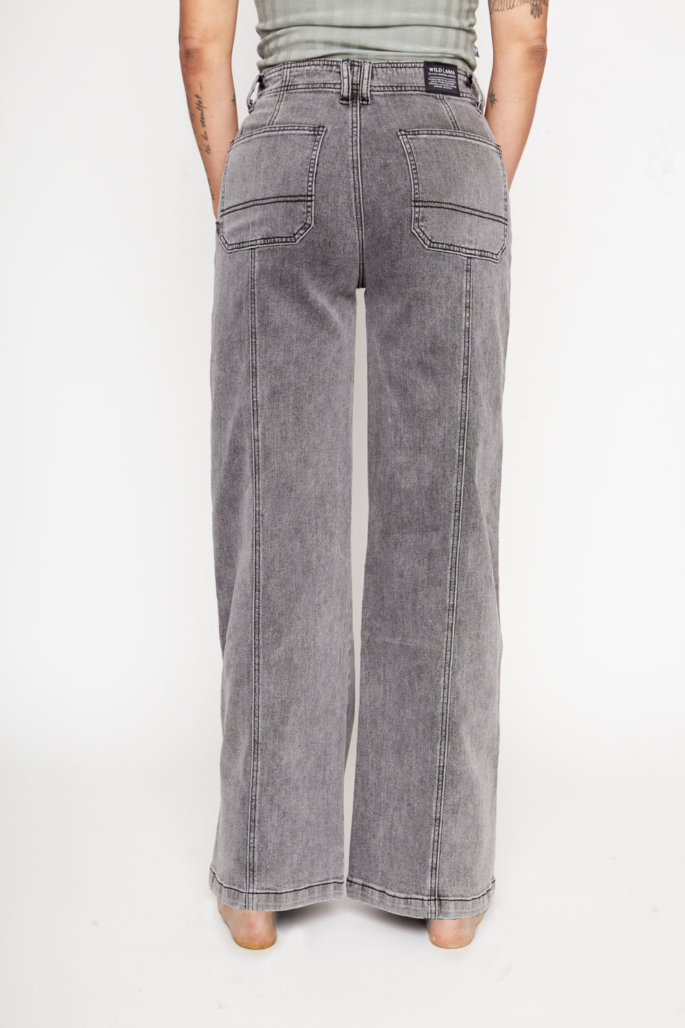 Pantalón Chuga Orgánico Gris Mujer