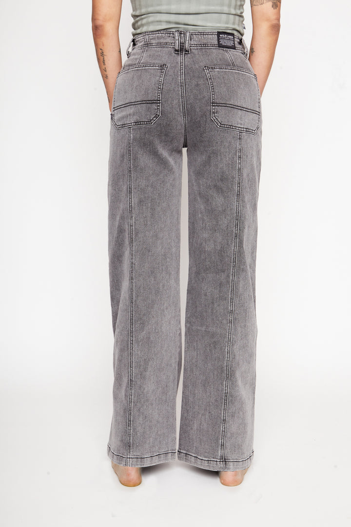 Pantalón Chuga Orgánico Gris Mujer
