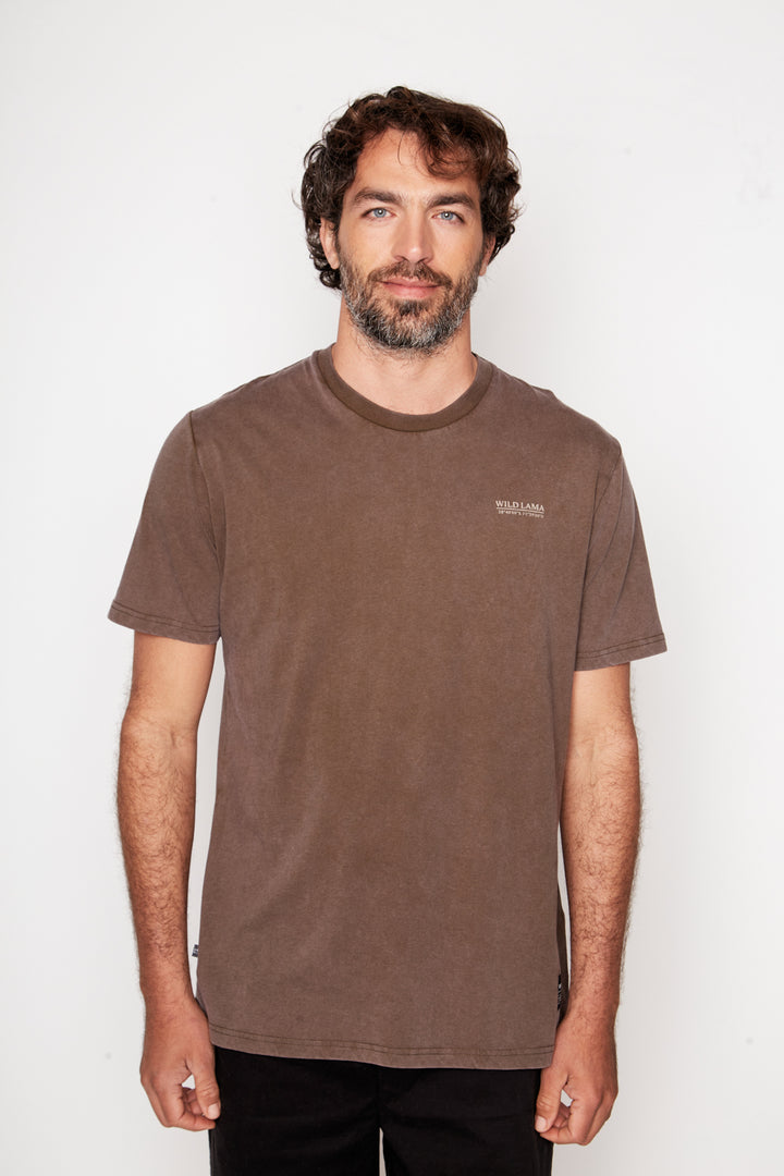 Polera Terra Orgánica Café Hombre