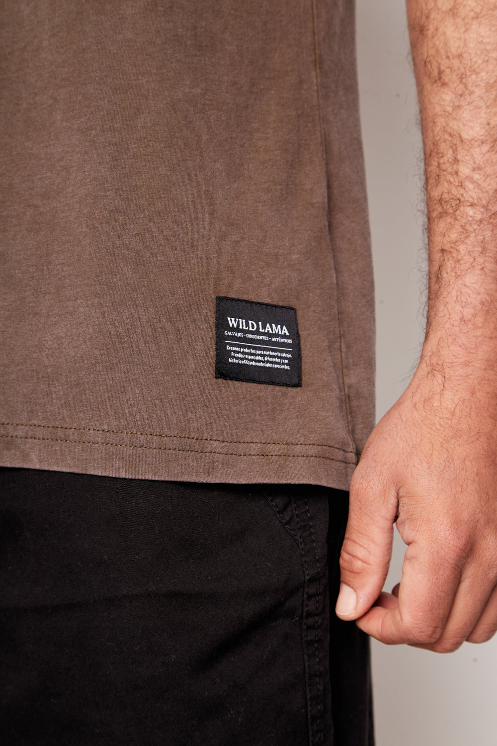 Polera Terra Orgánica Café Hombre