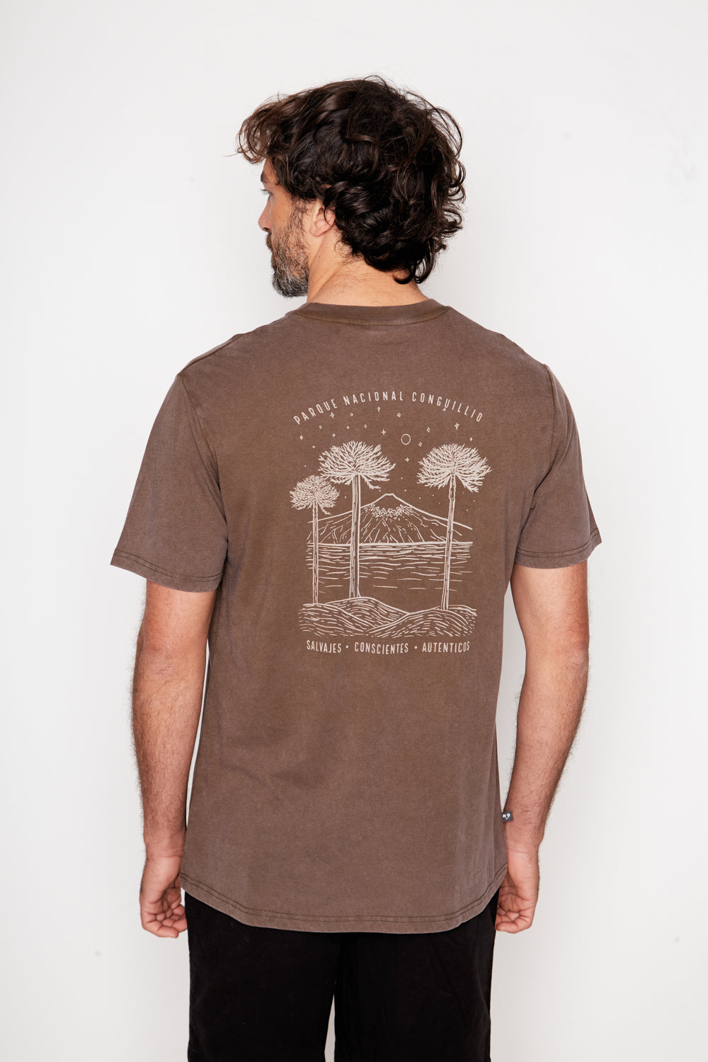 Polera Terra Orgánica Café Hombre