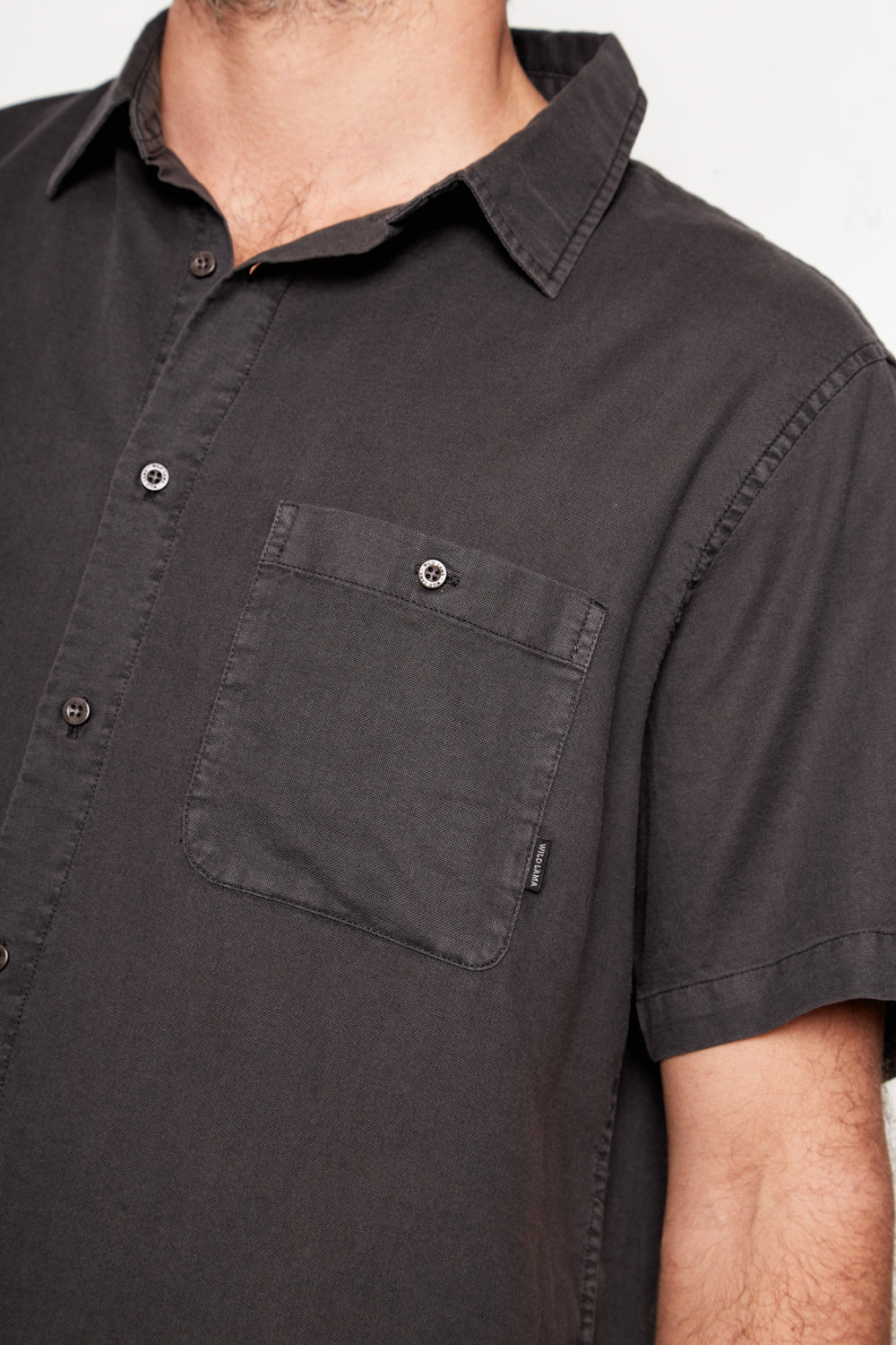 Camisa Pinco Orgánica Negra Hombre