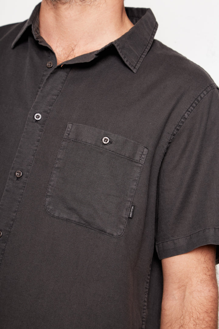 Camisa Pinco Orgánica Negra Hombre
