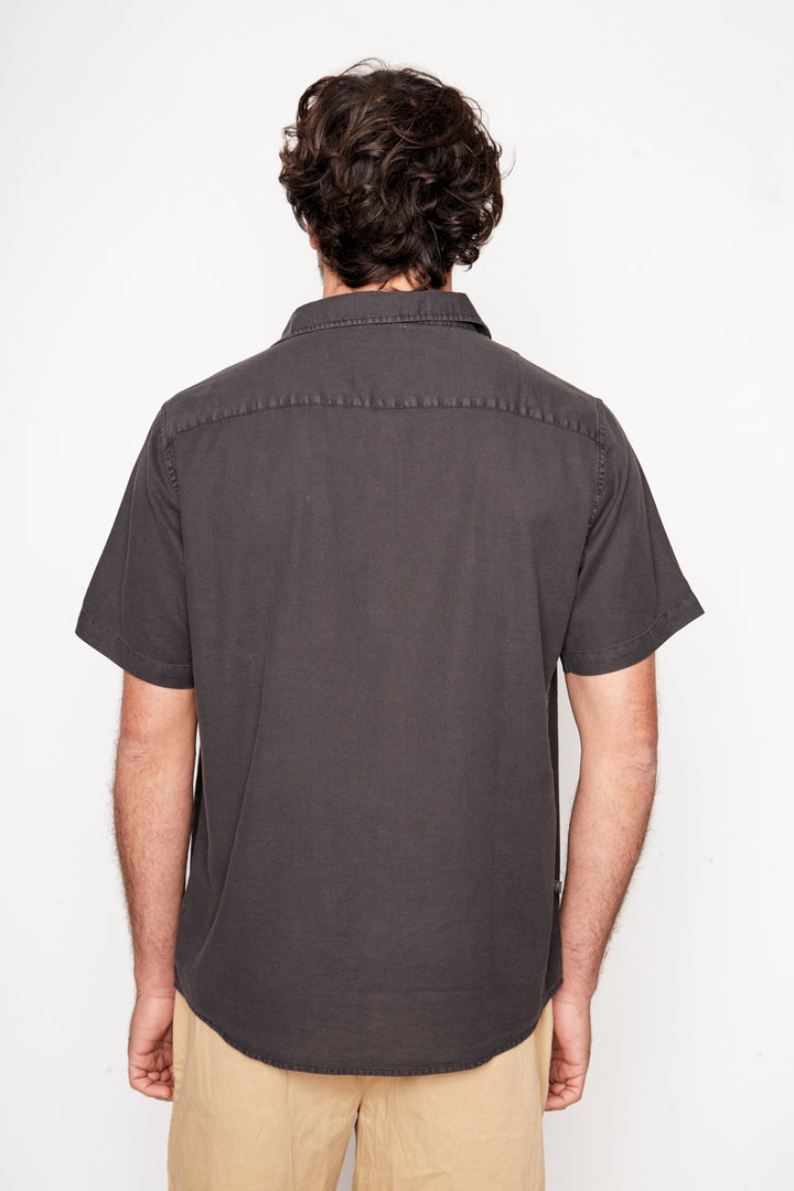 Camisa Pinco Orgánica Negra Hombre
