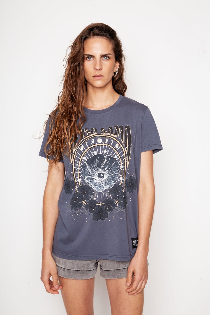 Polera Genovesa Orgánica Azul Marino Mujer