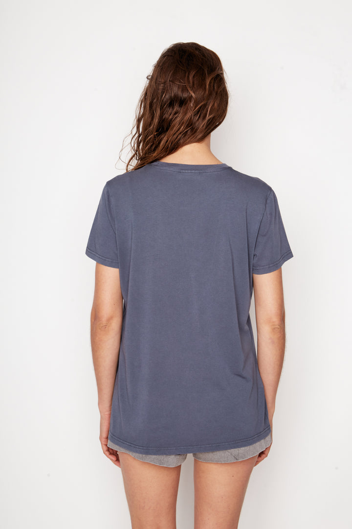 Polera Genovesa Orgánica Azul Marino Mujer