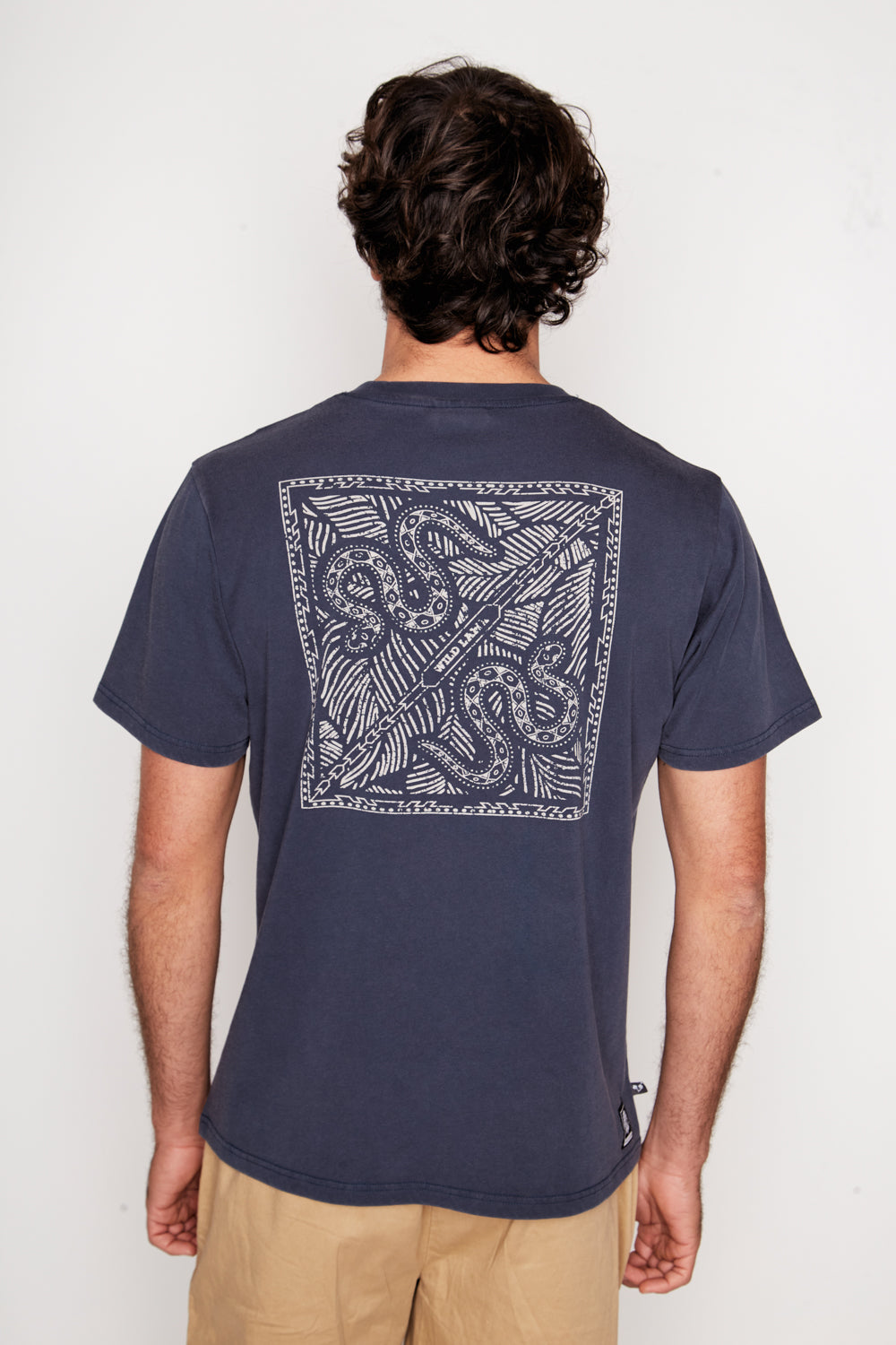 Polera Puya Orgánica Azul Hombre
