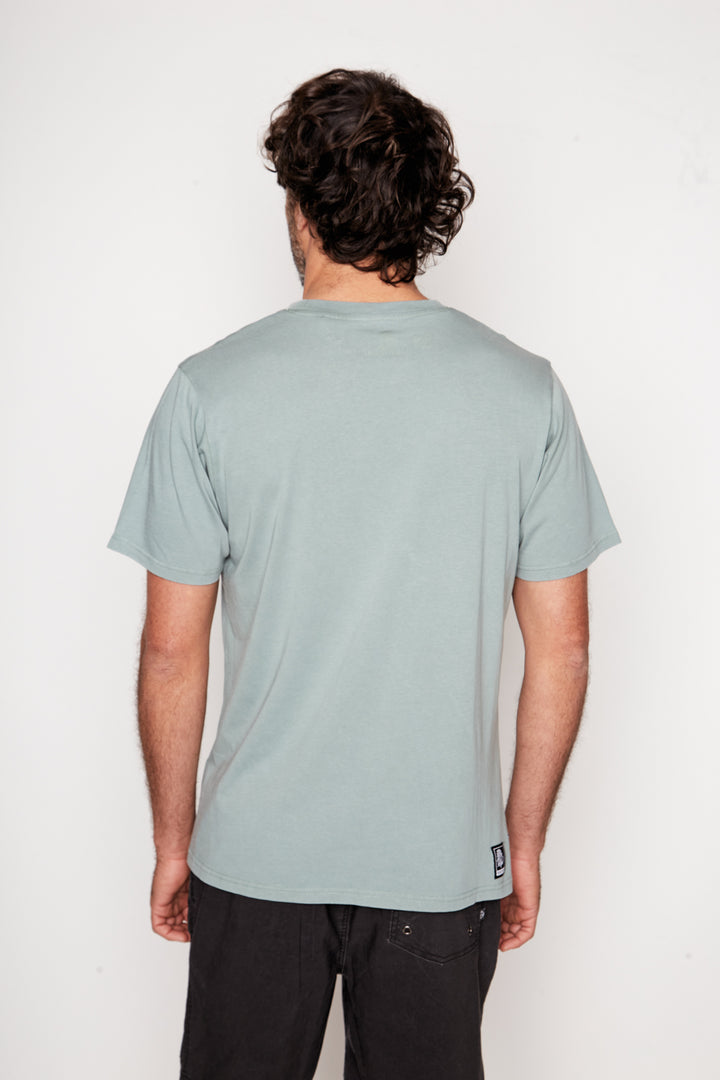 Polera Slim Fit Bichu Orgánico Verde Hombre