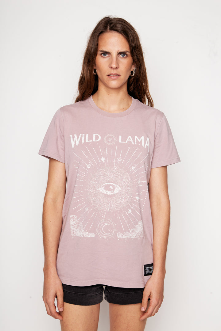 Polera Genovesa Orgánica Rosado Lavado Mujer