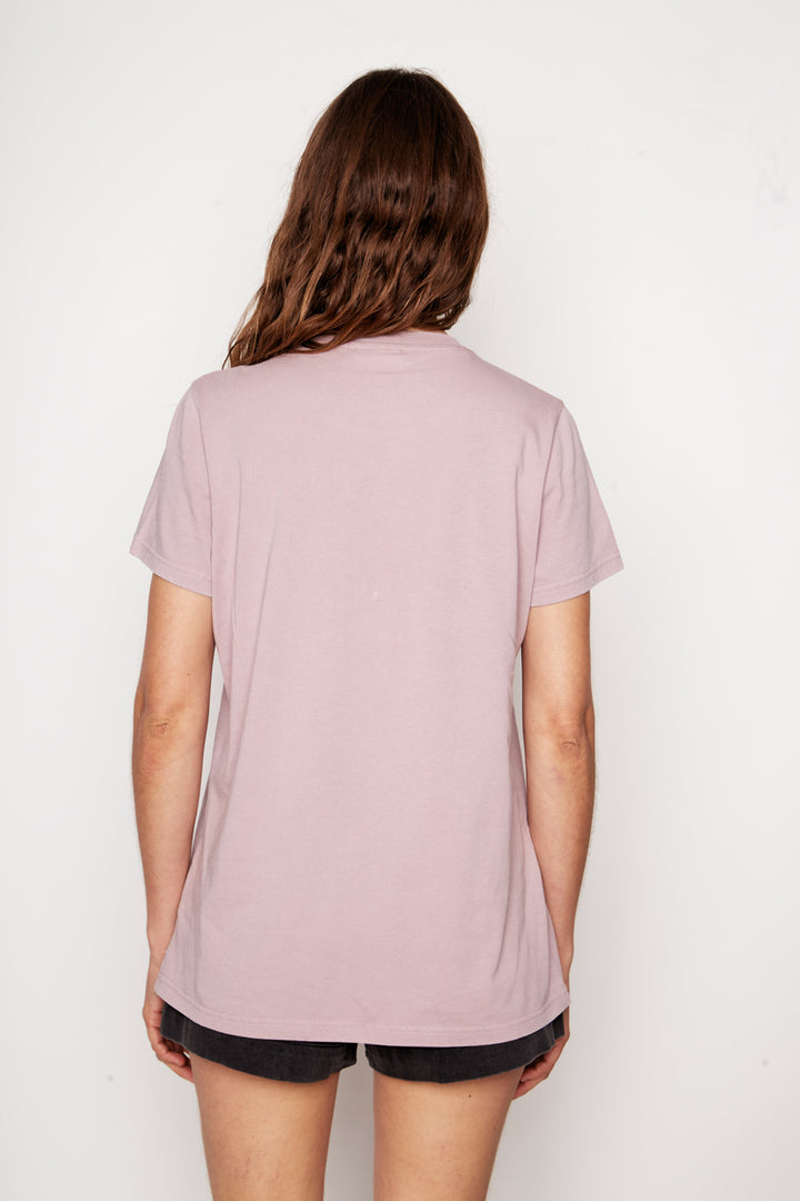 Polera Genovesa Orgánica Rosado Lavado Mujer