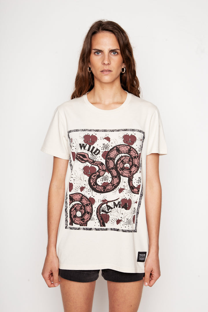Polera Genovesa Orgánica Crudo Mujer