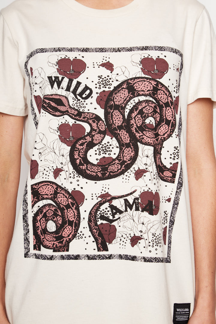 Polera Genovesa Orgánica Crudo Mujer