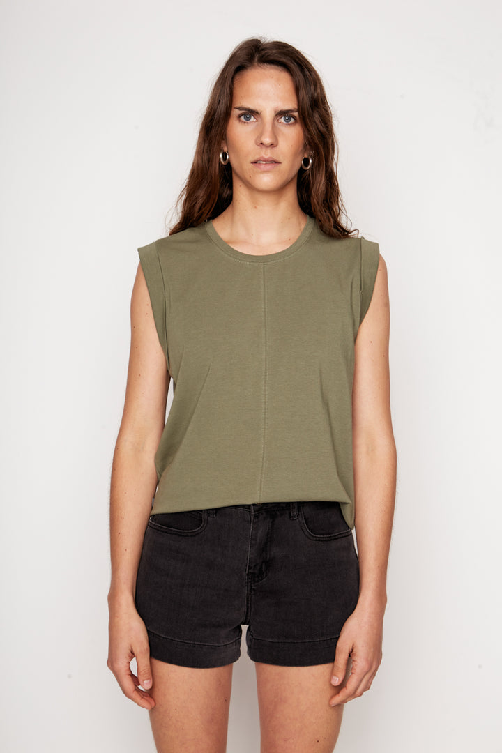 Polera Pupa Orgánica Verde Mujer