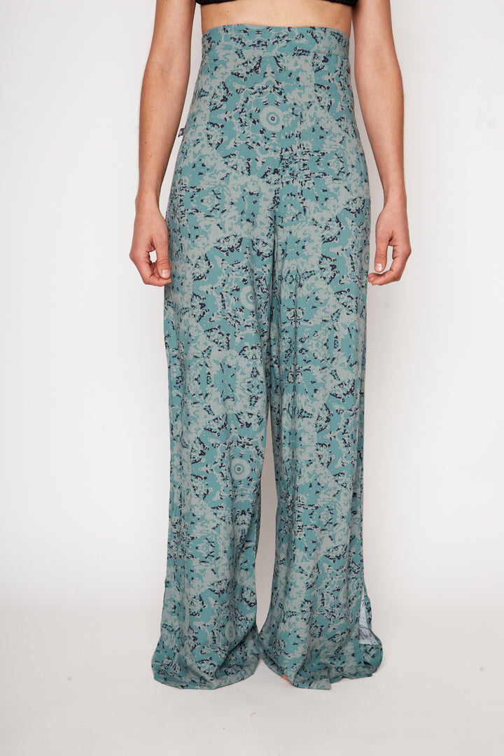 Pantalón Tucana Viscosa Verde Mujer