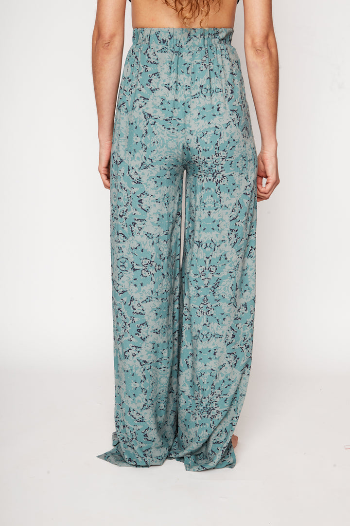 Pantalón Tucana Viscosa Verde Mujer