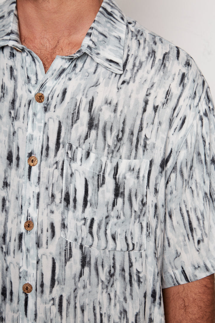 Guayabera Bunche Acuarela Gris