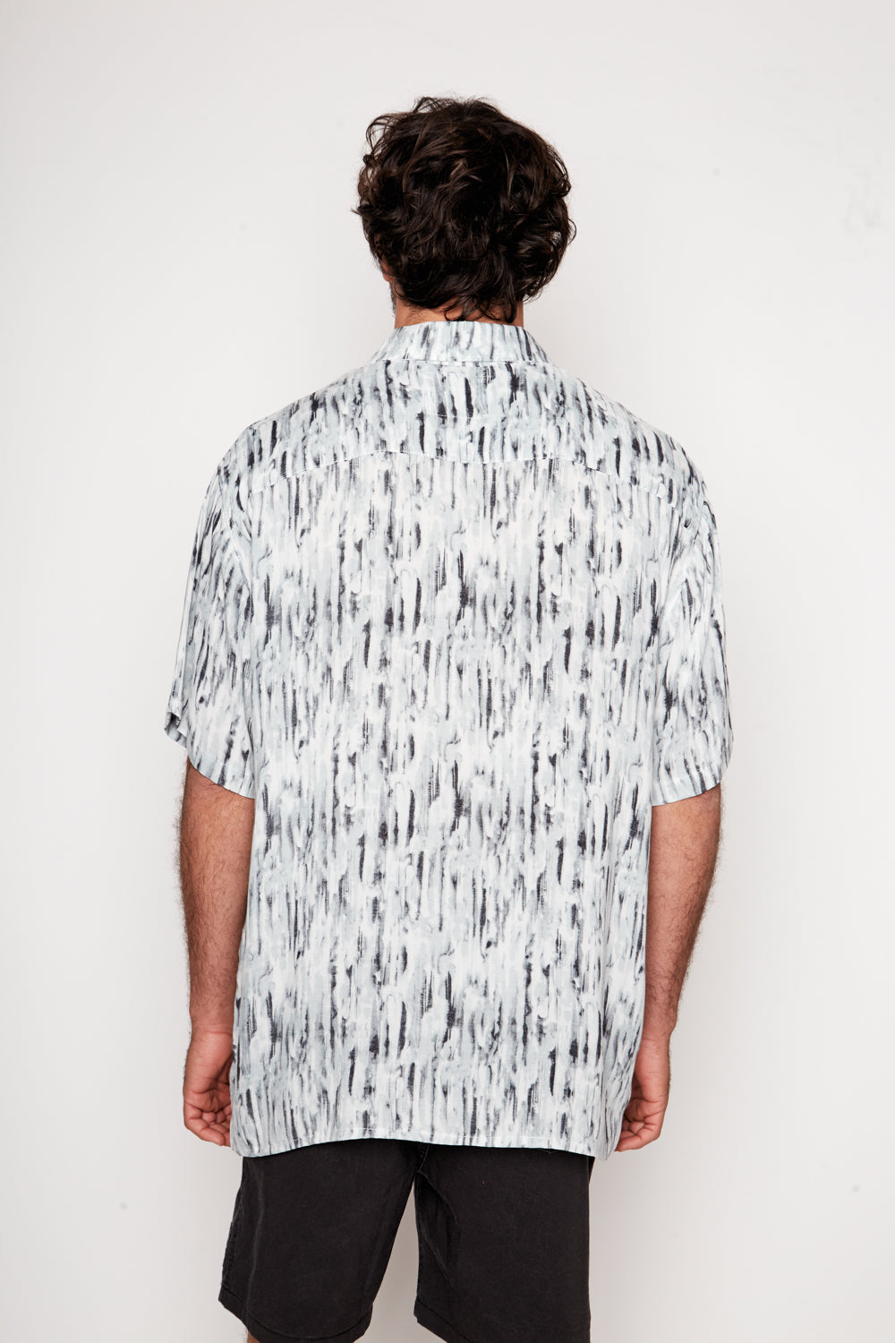 Guayabera Bunche Acuarela Gris
