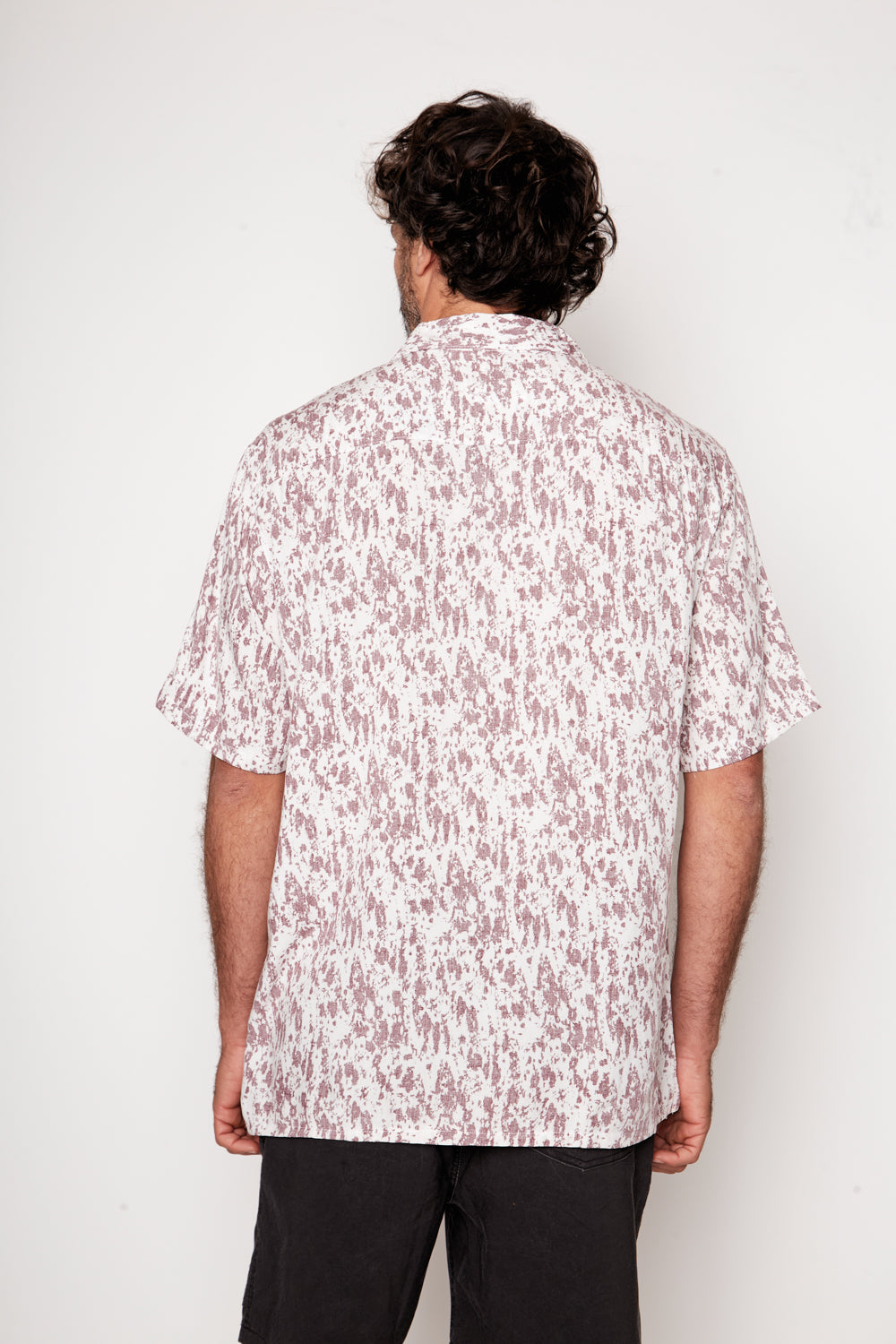 Guayabera Bunche Print Rosado