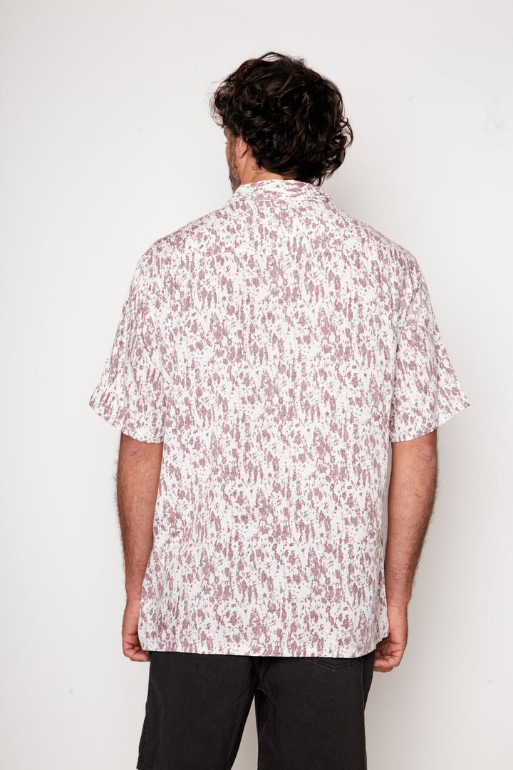 Guayabera Bunche Print Rosado