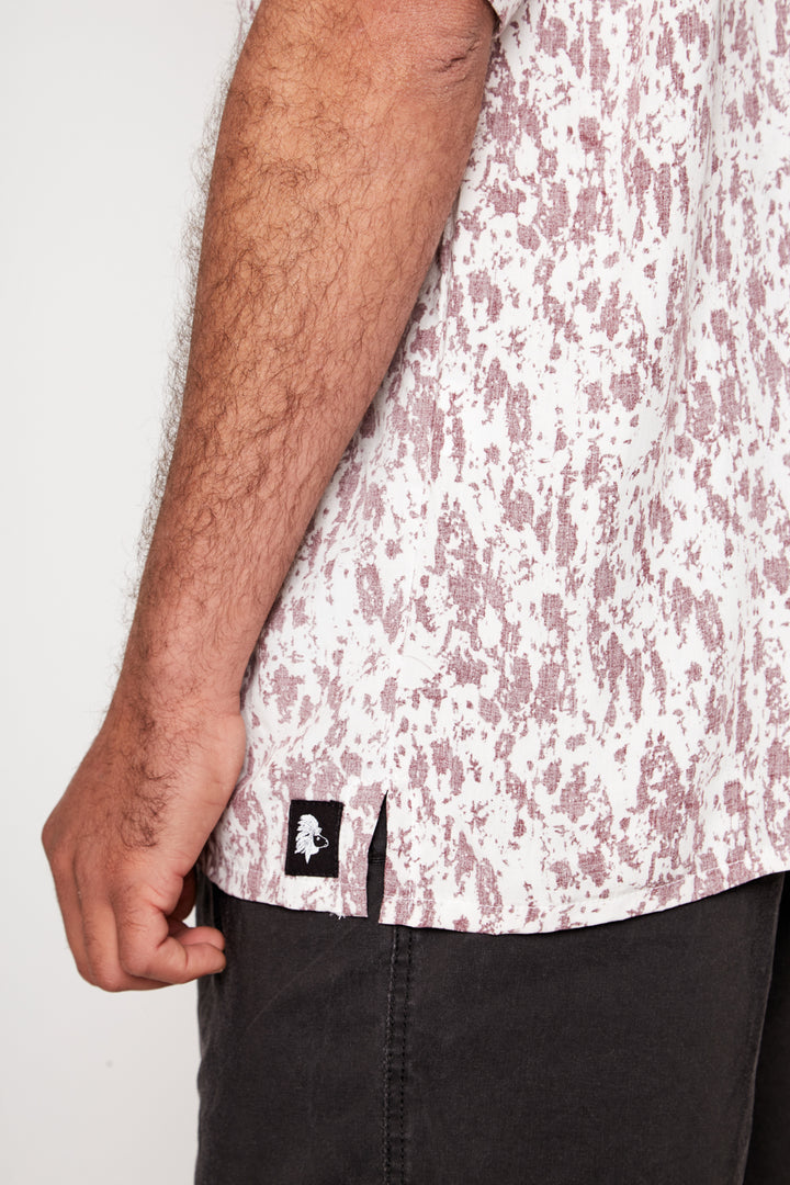 Guayabera Bunche Print Rosado