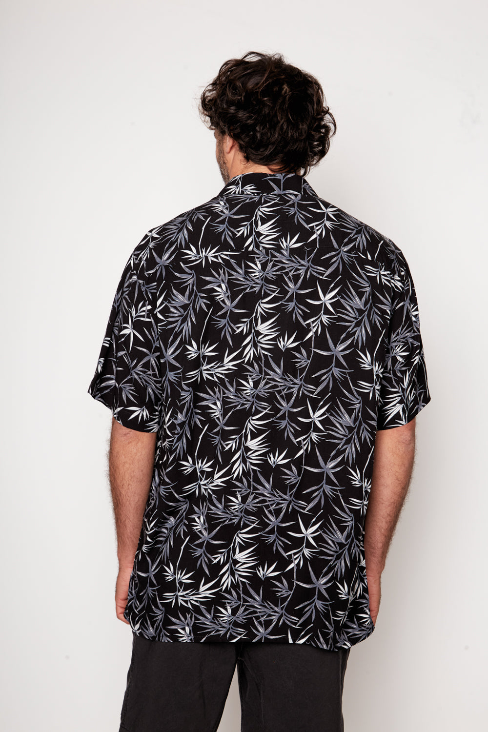 Guayabera Bunche Floreado Celeste